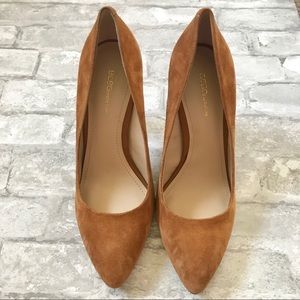 ‼️SALE‼️BCBGENERATION Tan Suede Pumps - Brand new!